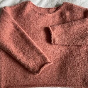 Pink 100% Mohair Sweater